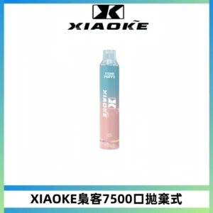 XIAOKE梟客7500Puffs跑馬燈拋棄式電子煙 可發光一次性